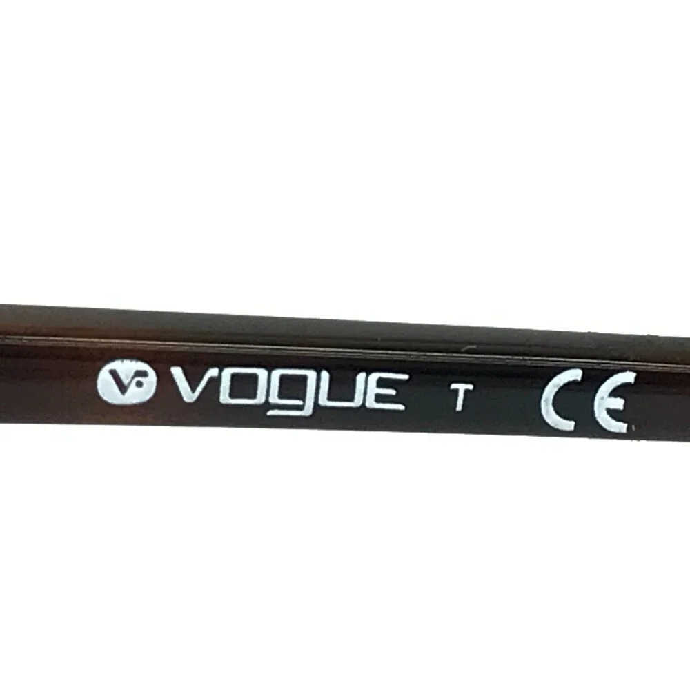 Vogue Eyeglasses Frames VO5226 2639 Brown Nude Fade Round Hexagon 48-19-140